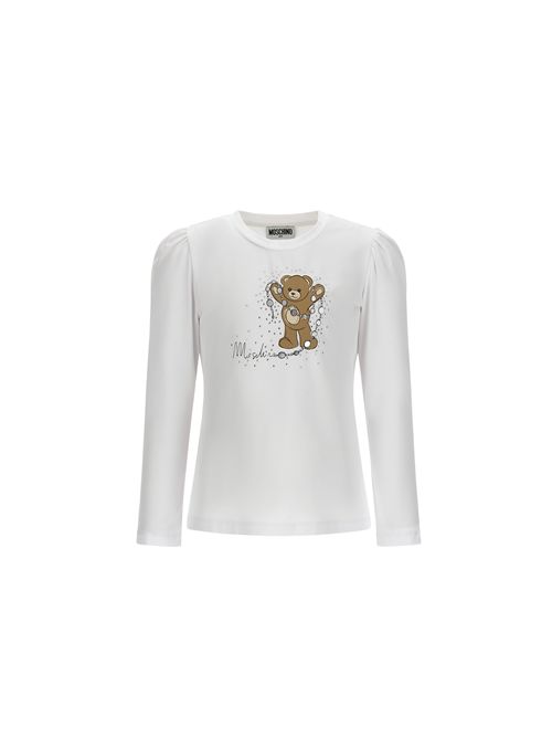 T-shirt, bambina, logata. MOSCHINO | HDO014 LBA4210101